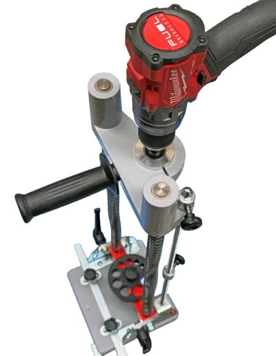 Brühwiler Maschinen Bohrlehre Bohrständer BST 481 Detail