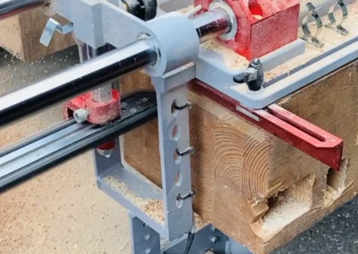 Brühwiler Maschinen Schlitzfräse Schlitzgerät SG 501 im Einsatz