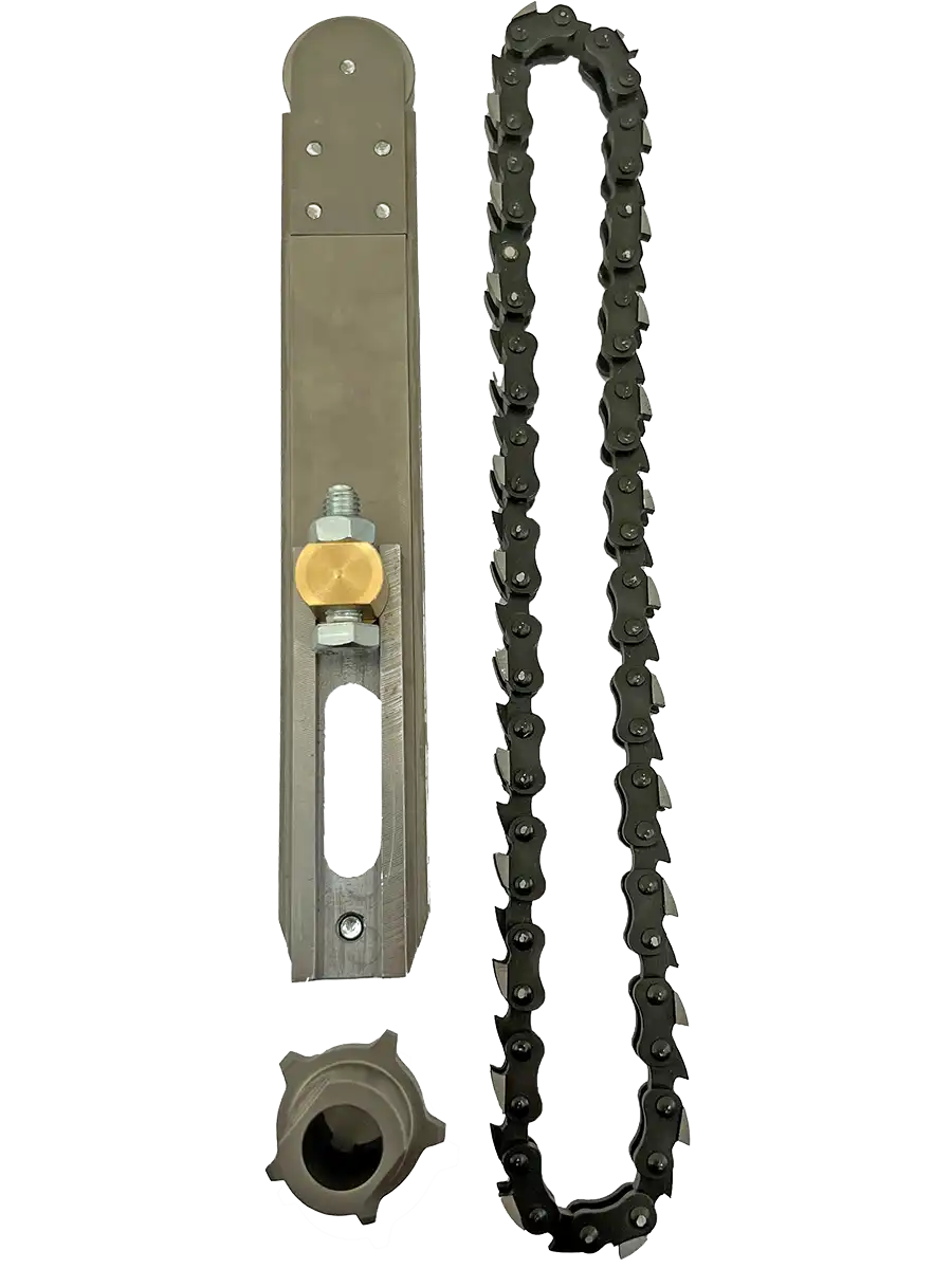 Brühwiler Maschinen Schlitzfräse Schlosskastenstemmer KSM 125 Kettengarnitur