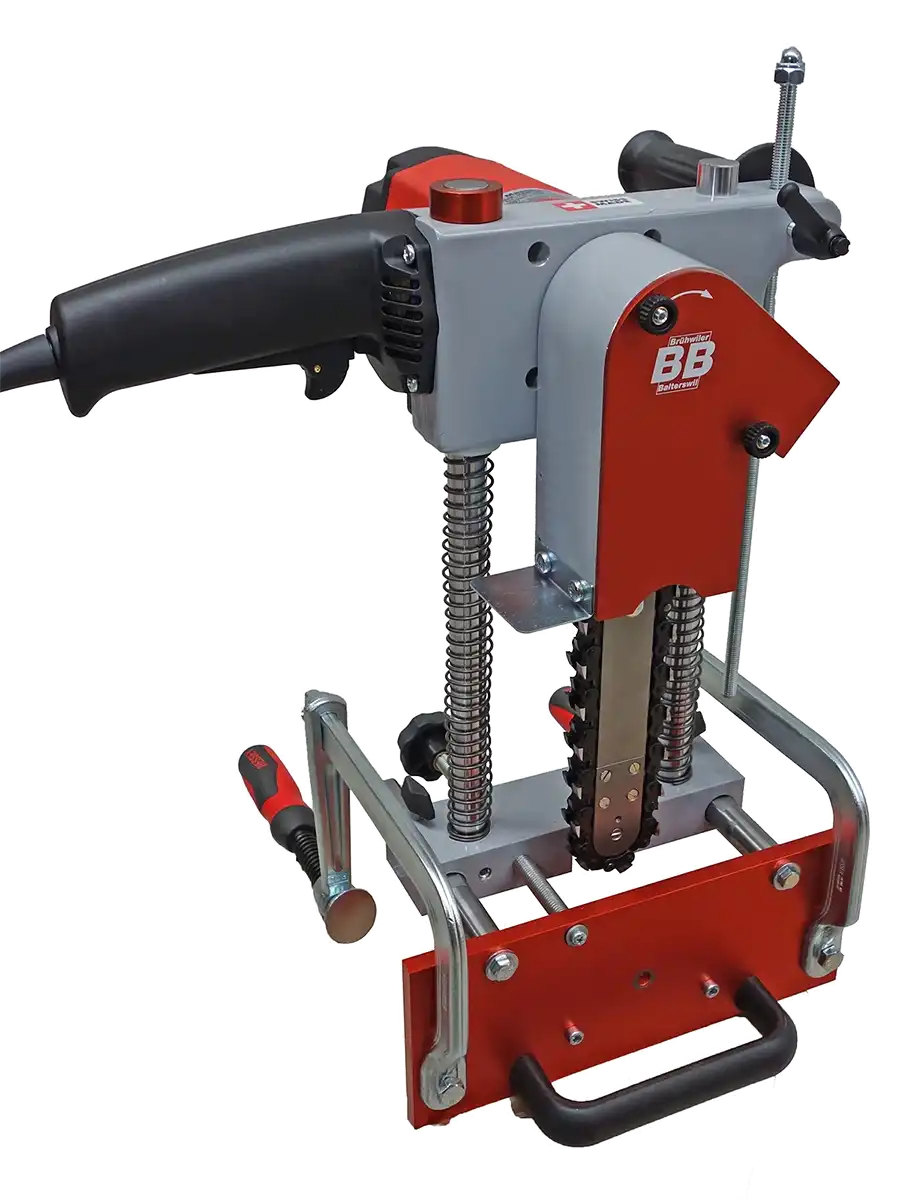 Brühwiler Maschinen Schlitzfräse Schlosskastenstemmer KSM 125