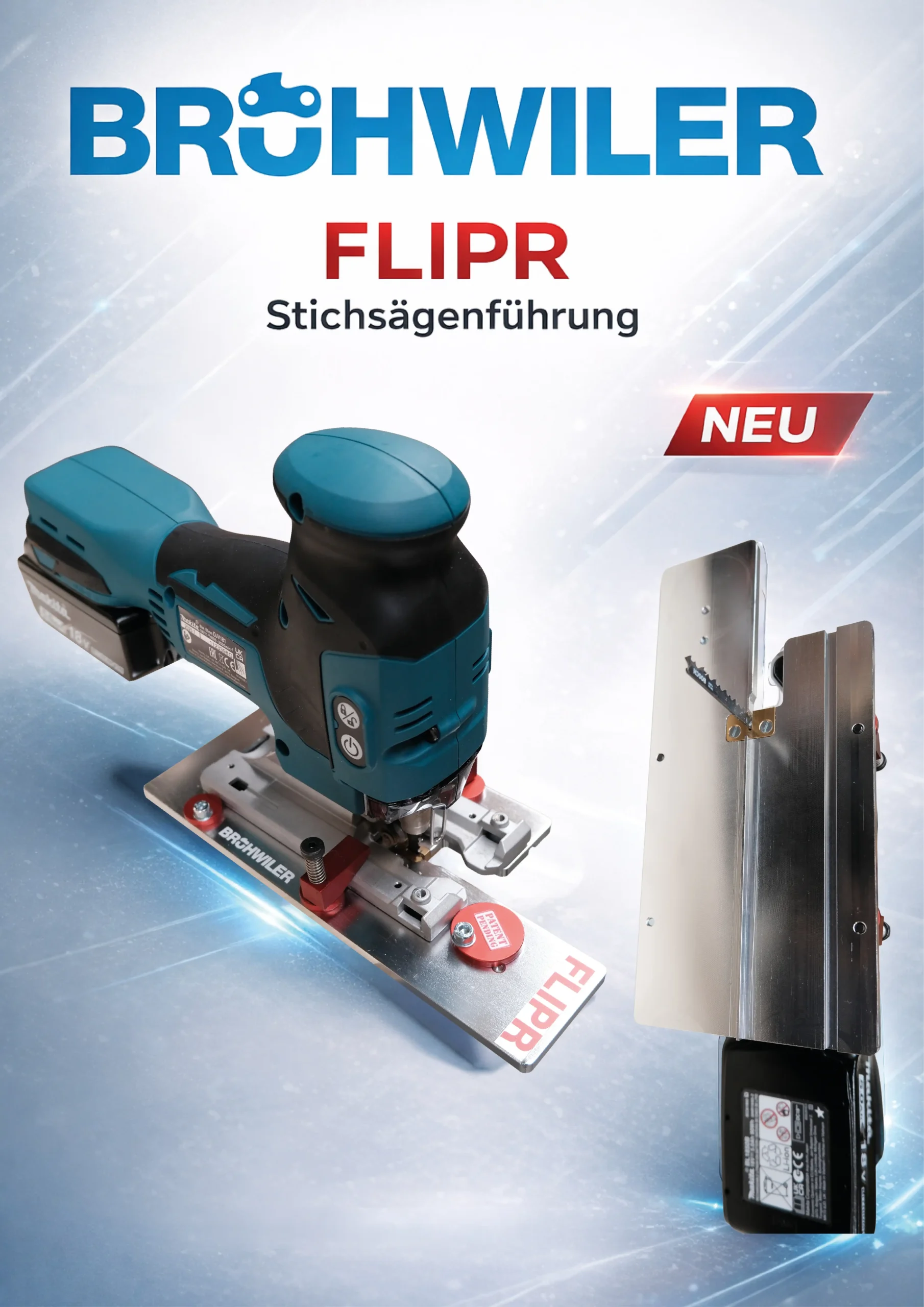 Brühwiler FLIPR Stichsägenführung Flyer